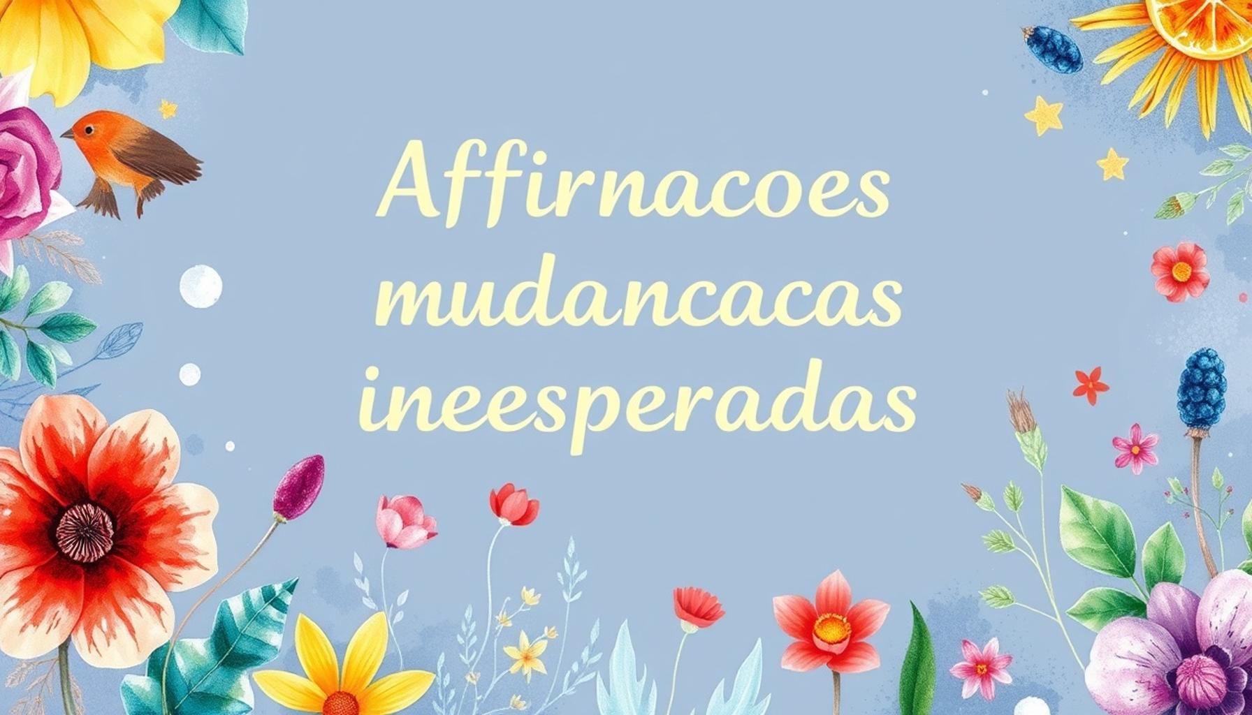 Positive Affirmations for Handling Unexpected Changes Effectively